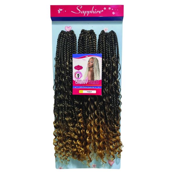 Urban Braid - Sapphire Hairpiece Set Colour 1B/27