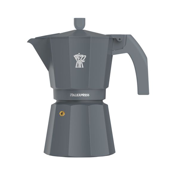 Pezzetti Italexpress 3 Cup Stove Top Coffee Maker - Grey