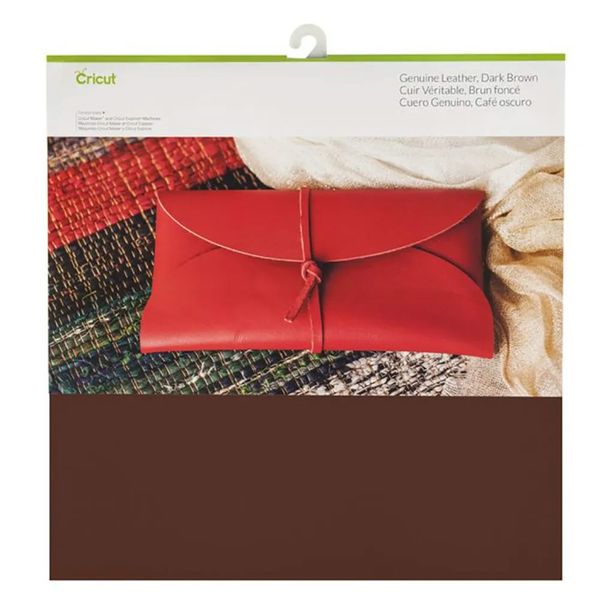 Cricut Genuine Leather 1-sheet Dark Brown 2004016