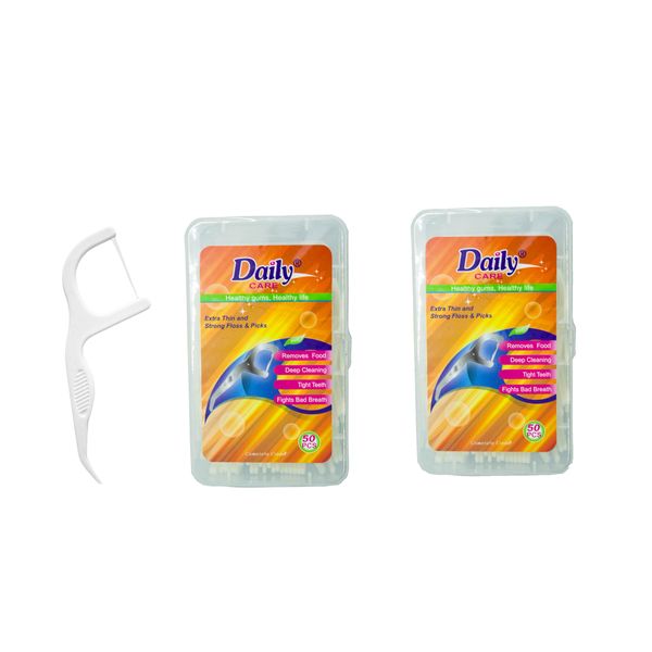 Daily Care Flossers - 50 Piece (2 Pack)