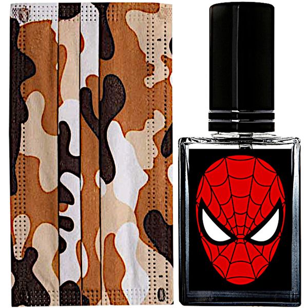 Superhero Cologne &amp; Camo-Print Face Mask - For Boys