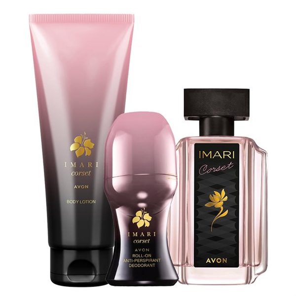 Avon - Imari Corset 3in1 Perfume, Body Lotion &amp; Roll-On Set for Her