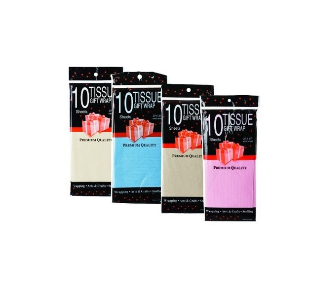 Totland 10 sheets Gift Wrap - 50 x 66cm x 8 packets - Nuetral Colours