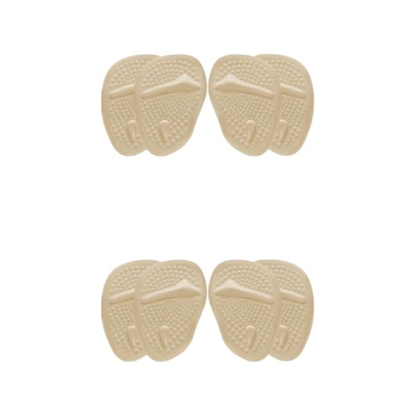 Ball Of Foot Cushions 4 Pairs Gel Shoe Inserts Heel Inserts For Women-Beige