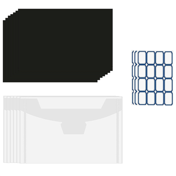 40Pcs Die Storage Pockets And Magnet 0 5Mm Thickness For Die Storage