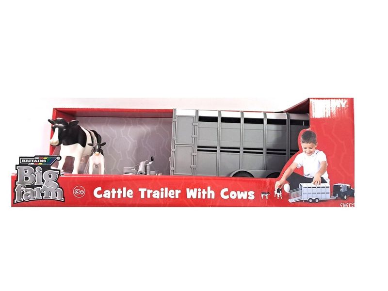 Tomy Big Farm Cattle Trailer with Cows 1/16