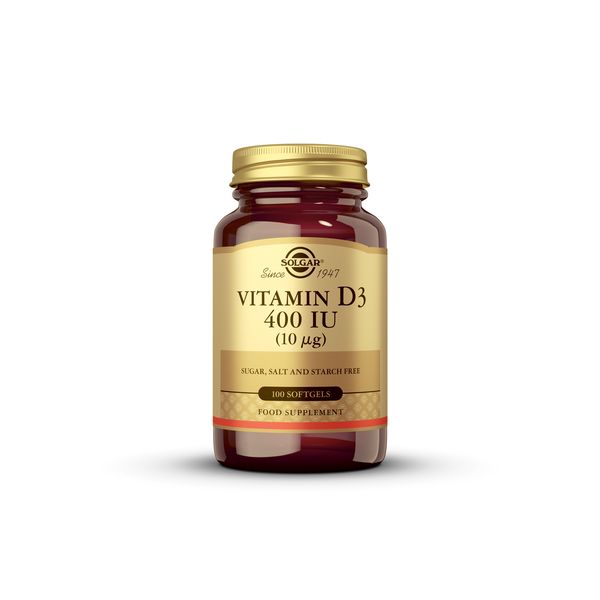 Solgar Vitamin D3 400 IU (10 g) Softgels