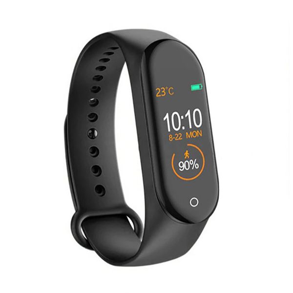 Smart Watch Heart Rate Monitor Tracker Fitness Sports Watch M4 - Black