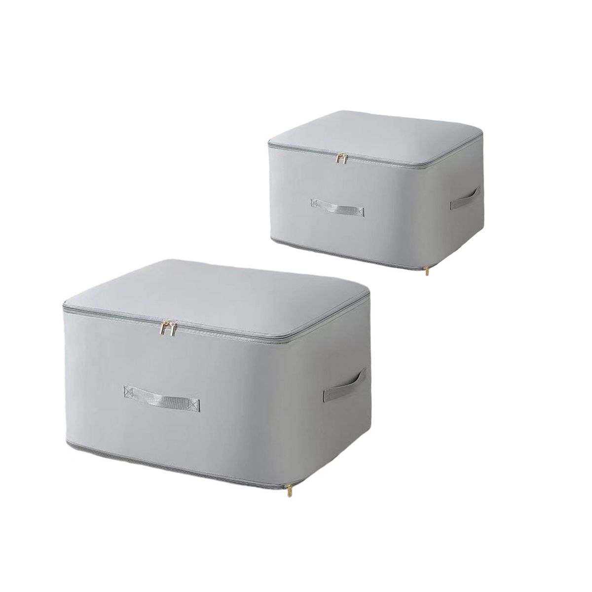 2pcs Grey X Large Capacity Ultra Space Saving Self Compression Organizer