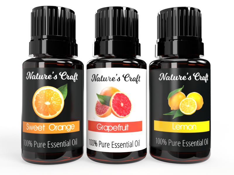 Nature's Craft - Essential Oil Citrus Burst Gift Pack 3 x 10ml