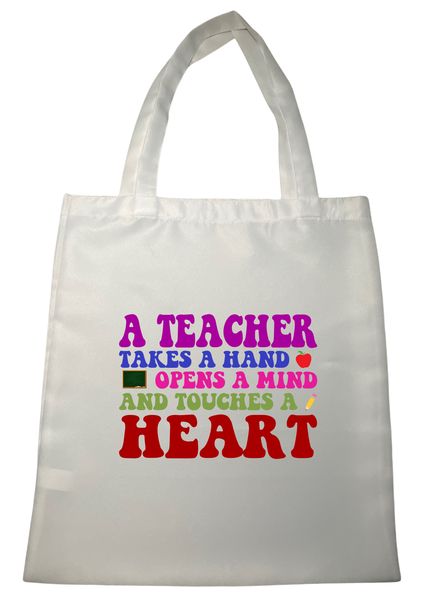 A Teacher Takes a Hand Tote Bag