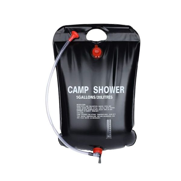 Outdoor Solar Shower Bag PVC Travel Wash Kit