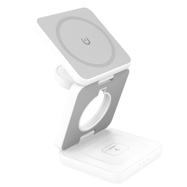 AICOM - 3-in-1 Magnetic Wireless Charging Station for Phone/Watch/Pod