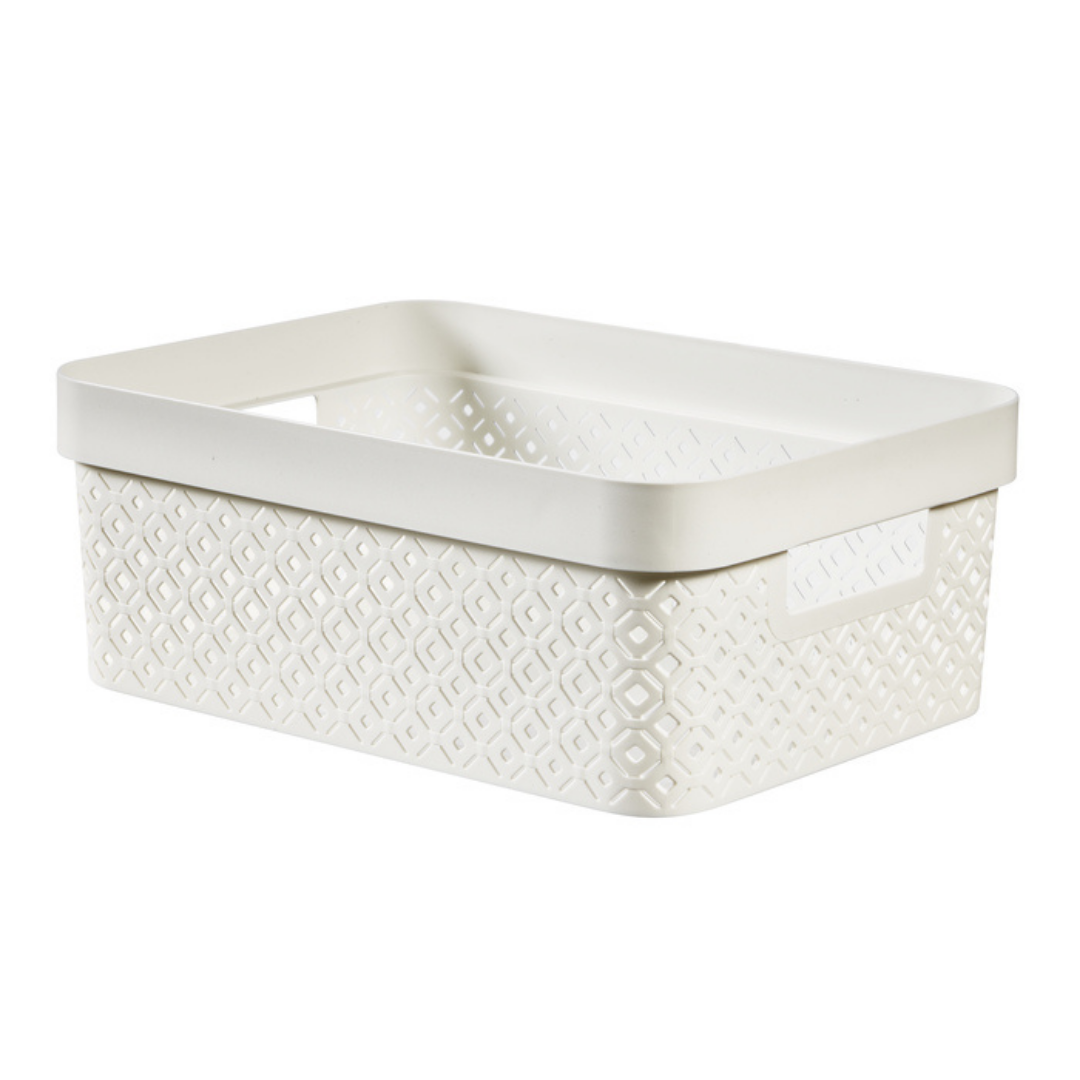 Curver By Keter Terrazzo 11L Storage Basket White Shop Today. Get