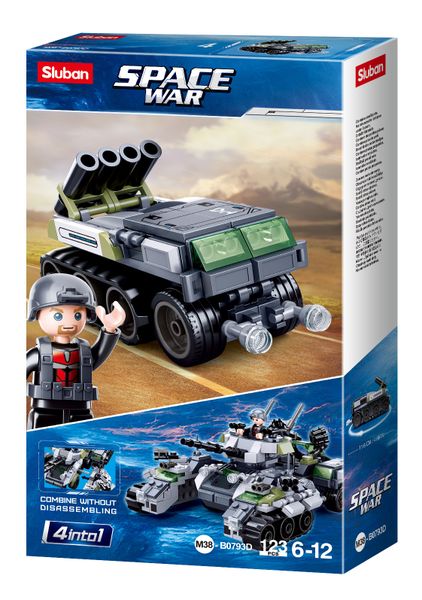 Sluban Space War 4in1 - 123 Piece