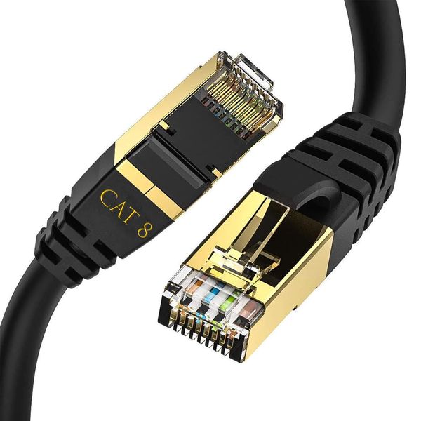 Dream Home Cat8 High Speed Internet Cable Cord with RJ45 Gold Plated - 5M