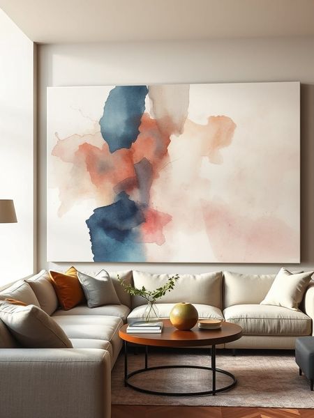Canvas Wall art: Single - Luminous Waves