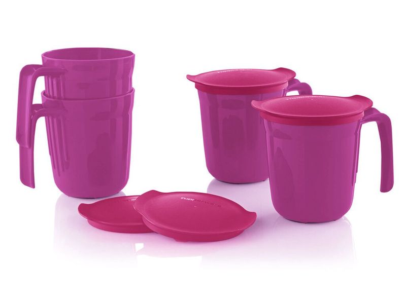 Tupperware - Allegra Mugs Set (400ml x 4)