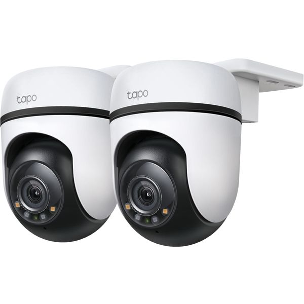 TP-Link Tapo C510W (2-pack) Outdoor Pan/Tilt Security Wi-Fi 2K Camera