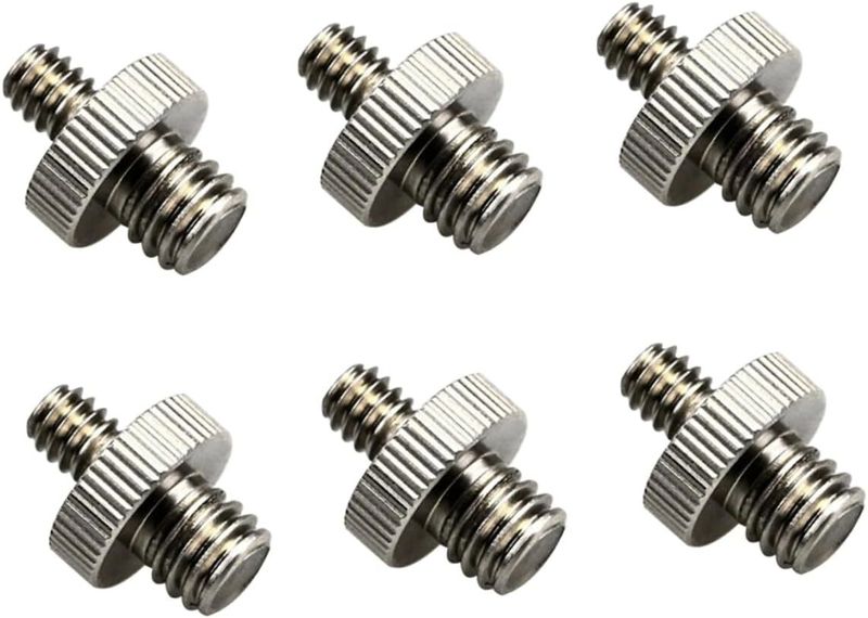 6pcs Male Threaded Screw Adapter for Tripod and Camera Accessories