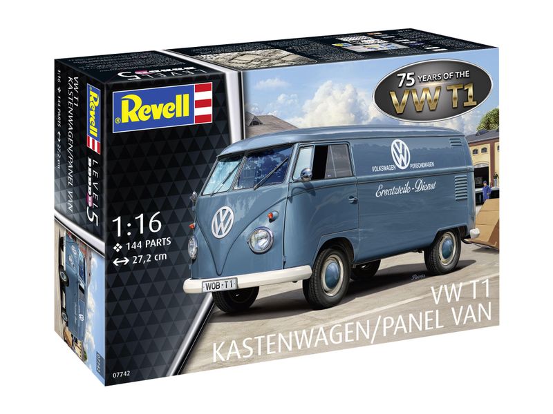 Revell 1/16 VW T1 Panel Van - 75 Years of the VW T1 Plastic Model Kit
