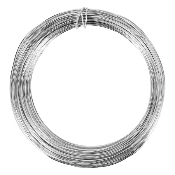 1 Roll of Aluminum Craft Wire Silver for Jewellery Craft, 2mm x 55M