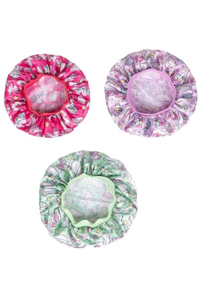 3Piece Kids' Bonnets With Narrow Brim