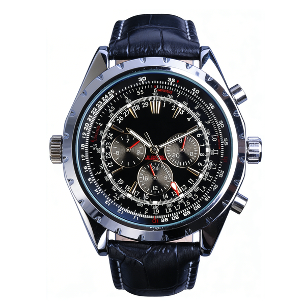 Retro-inspired Multifunction Mechanical Automatic Gentlemen's Wristwatch