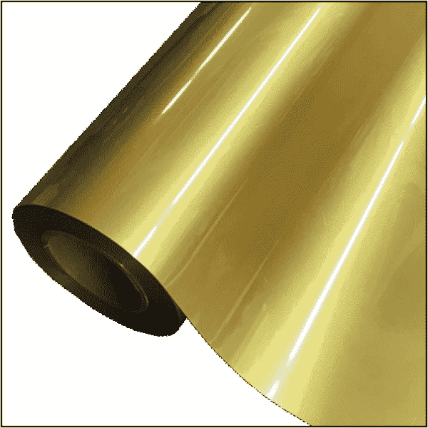 PU T-Shirt PRINTABLE Vinyl - Gold 61cm x 2m