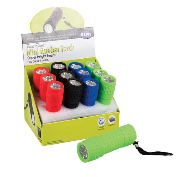 Travelmart Plastic LED Torch (3 x AAA) (12 Pack)
