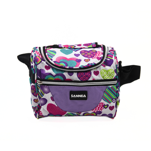Sannea Insulated Lunch Cooler Bag Leakproof Thermal Purple