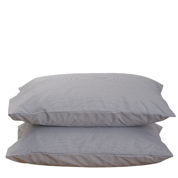 Room Service Polycotton Pinstripe 144 TC Pillowcase Pairs