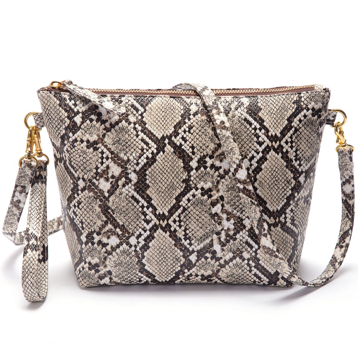 Snakeskin best sale makeup bag