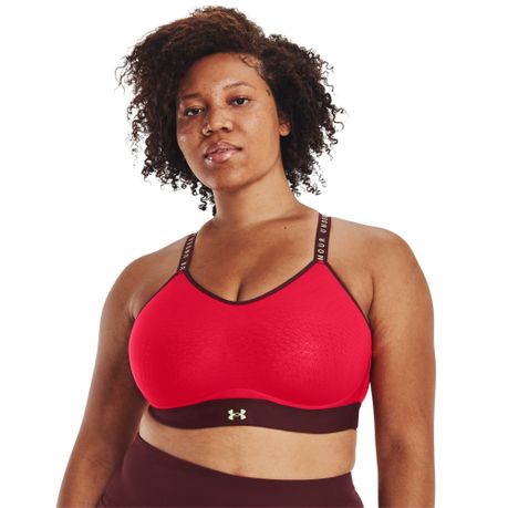 Eashery Longline Sports Bras for Women Women's No Side Effects  Underarm-Smoothing Comfort Wireless Lightly Lined T-Shirt Bra Red 34D