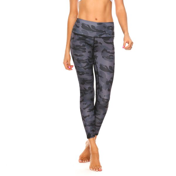 USWC High Waist Camo Pattern Leggings