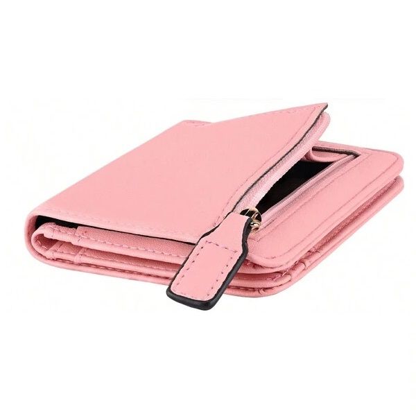 Mihuis Women RFID Blocking Small Compact Bifold Vegan Leather Wallet