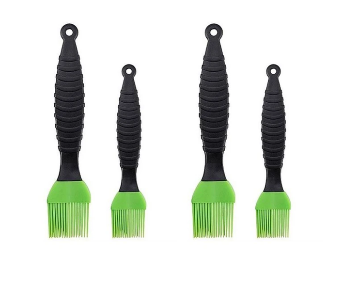 Blaumann 2 Piece Non-Stick Coating Silicone Brushes - Green (Set of 2)