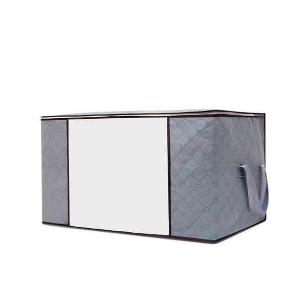Foldable thickened clothes storage bag household cotton quilt storage bag