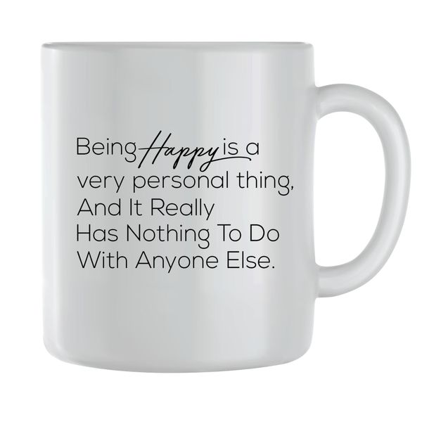 Happy Coffee Mugs for Men Women Motivational Saying Graphic Cup Present 213