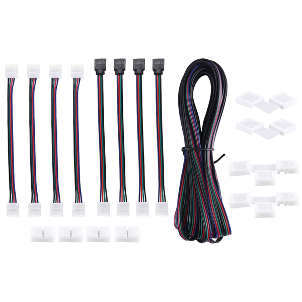 RGB LED Strip Extension Cable,LED Strips Connectors Kits