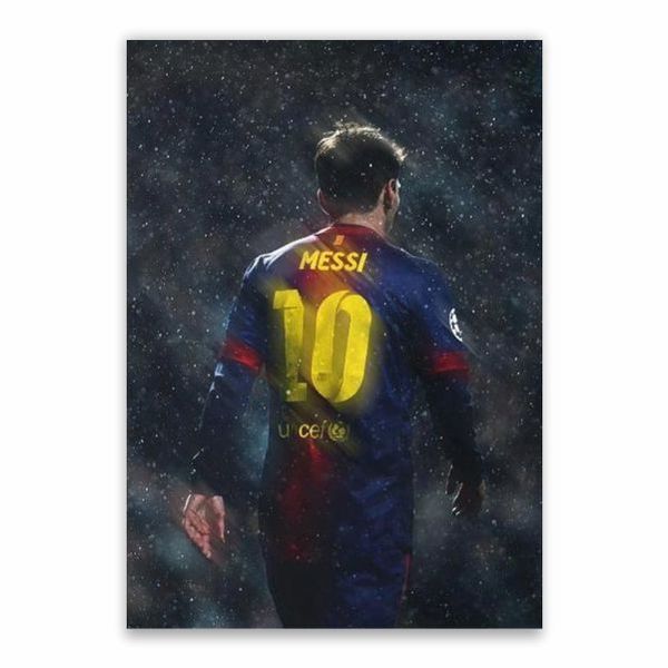 Messi 10 Rain Poster - A1