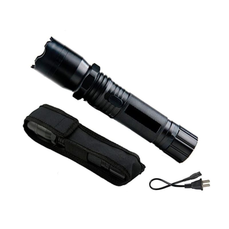 Guard - Tornado Rechargeable LED Flashlight With Stun Gun - 800 000 V - 110  lm - Black - YC-1101 best price, check availability, buy online with