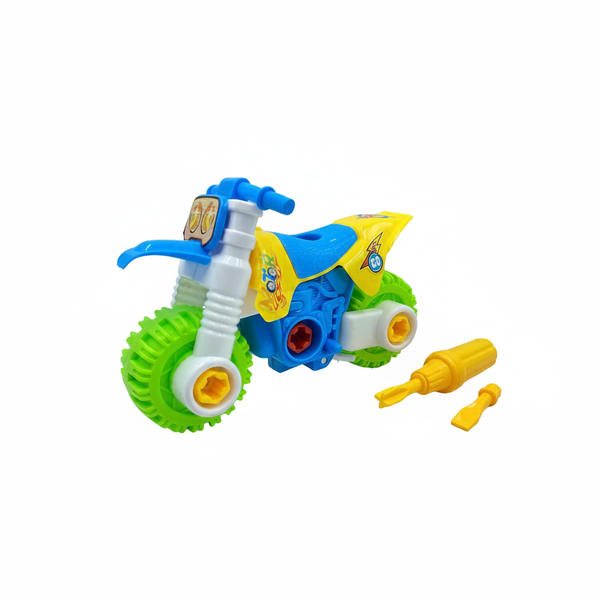 DIY Motorbike Building Set - 862 Piece STEM Model Kit