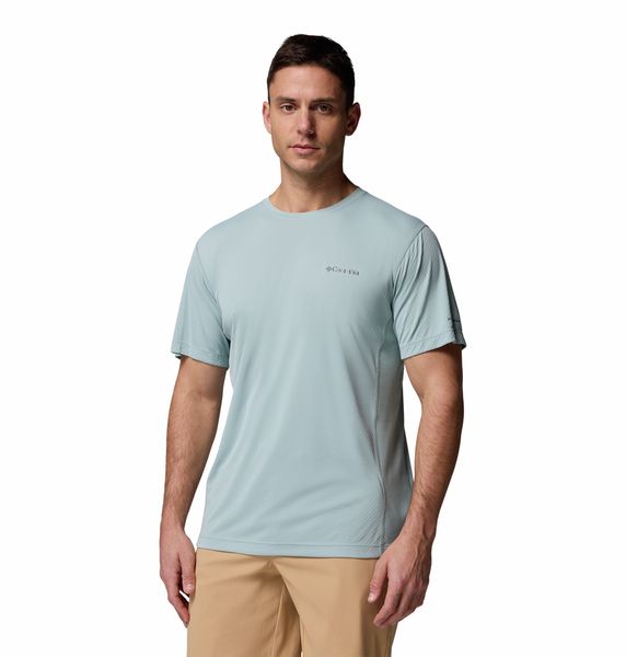 Columbia - Men's Zero Rules Light Short Sleeve Crew Shirt Crushed - Blue