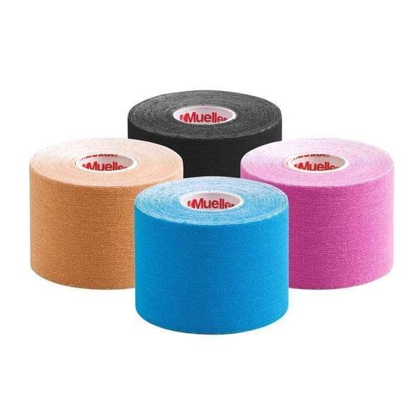 Kinesiology Tape 4 Rolls - Purple, Orange, Blue Yellow
