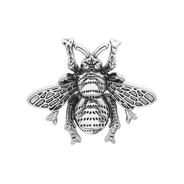 Silver Queen Bee Brooch