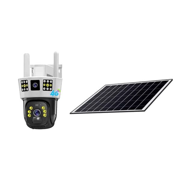 Outdoor Optical Surveillance CCTV WIFI Security Camera With Solar Panel