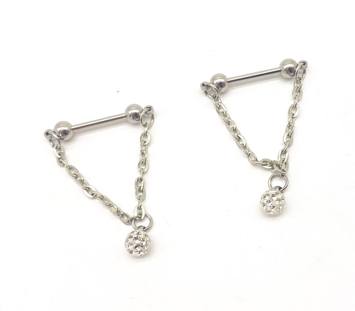 Fabulae Disco Ball Nipple Ring Pair - Mya | Shop Today. Get it Tomorrow ...