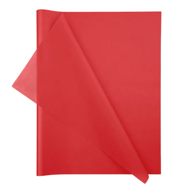 Wrapping Tissue Paper - 24 Sheets Cherry Red - Eco-friendly &amp; Recyclable