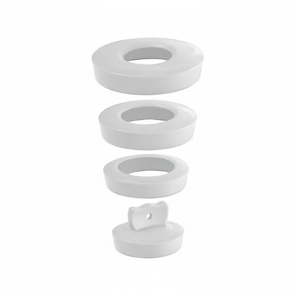 Wirquin Universal Sink Plug - Durable White Basin Stopper